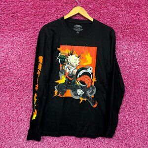 Katsuki Bakugo My Hero Academia Anime Long Sleeve M